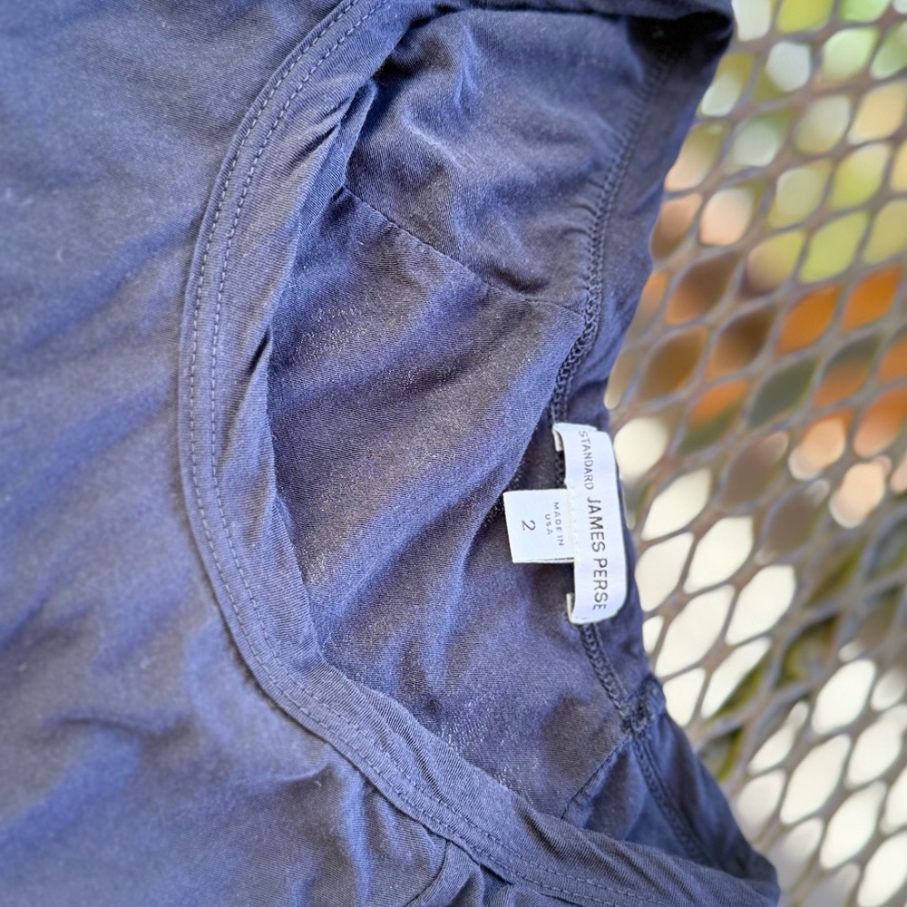 James Perse long sleeve navy tee